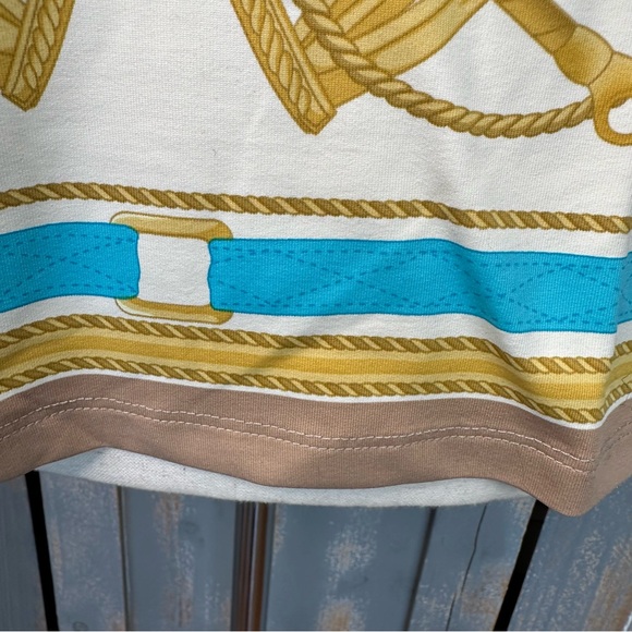 J. McLaughlin Signature 3/4 Sleeve Tee Equestrian Sz M NWT - Picture 6 of 16